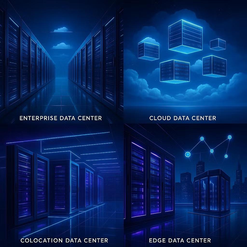 انواع دیتا سنتر چیست ؟ (Data Center)