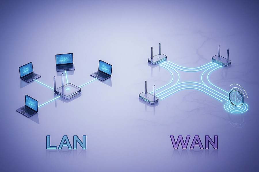LAN چیست و چه تفاوتی با WAN دارد؟
